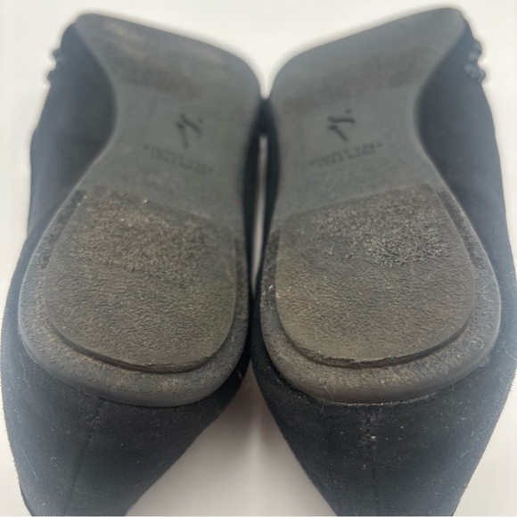 Vera Wang Black Beaded Loafers - Picture 8 of 9